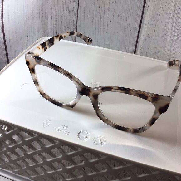 Max Studio MS2234 Milky Tort +3.00 Reading Glasses With Case - Picture 1 of 15